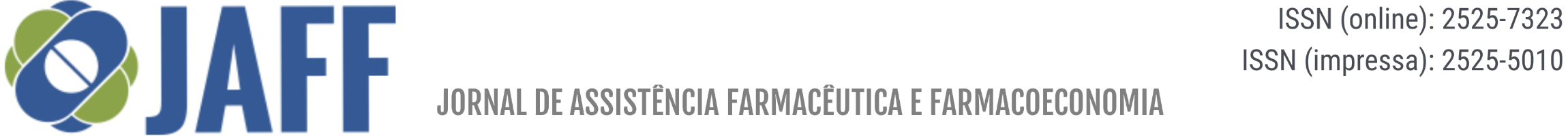 JORNAL DE ASSISTÊNCIA FARMACÊUTICA E FARMACOECONOMIA